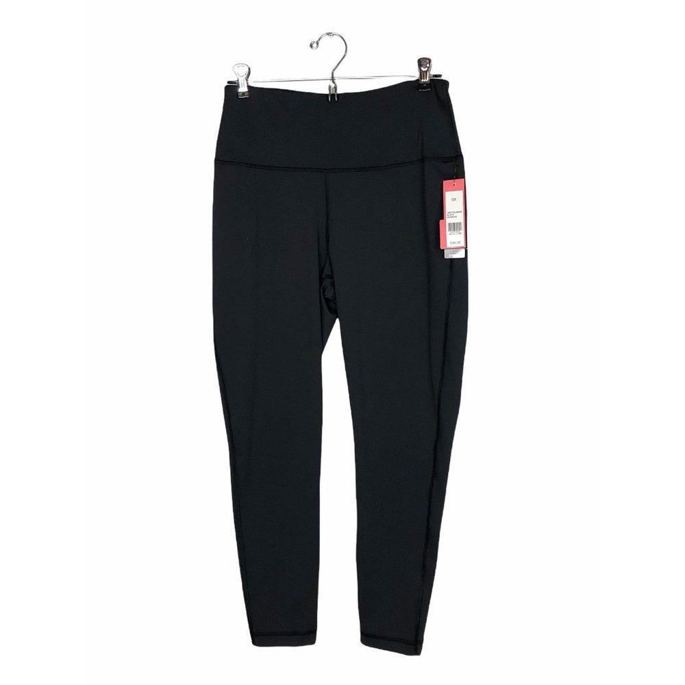 ZELOS NWT Yoga Pants Leggings Black Sz 0X Curvy Stretch Movement